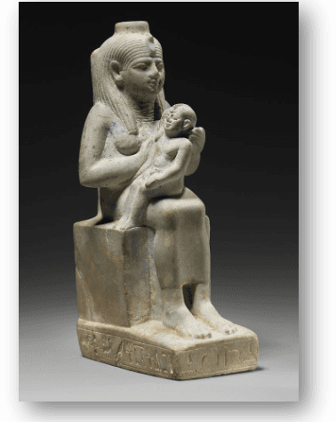 Isis nourrissant Horus - The Met - New York